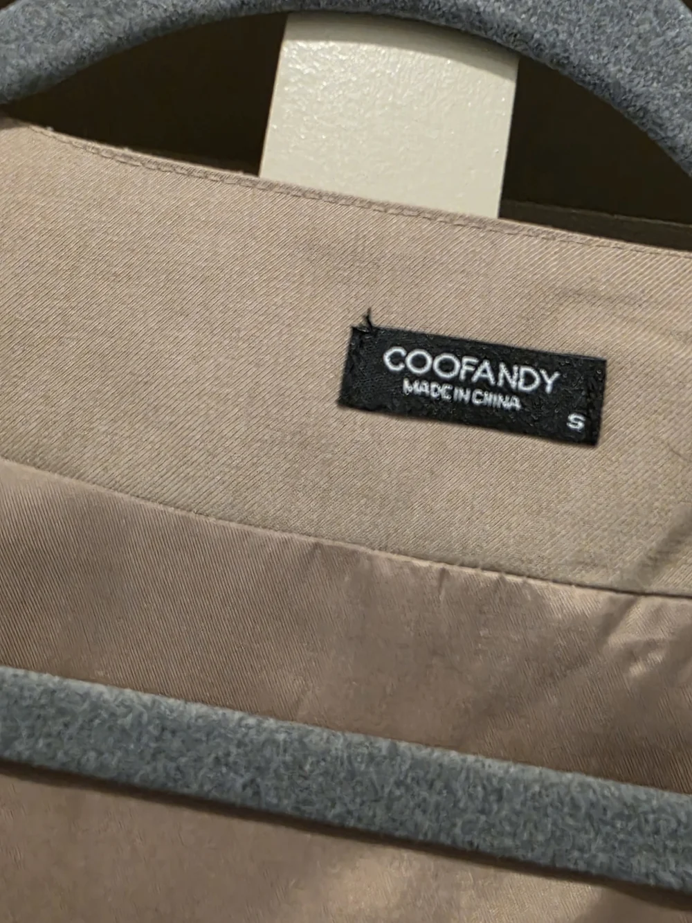Coofandy Beige Dress Vest — Tailored Men's Satin Lined Vest